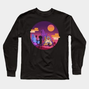 Retro Owl House Long Sleeve T-Shirt